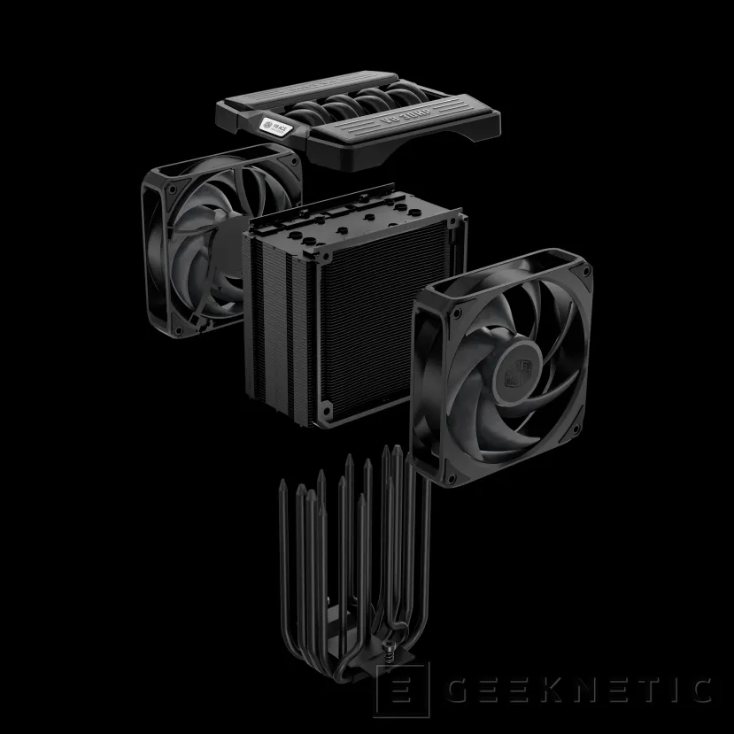Geeknetic El nuevo Cooler Master V8 ACE 3DHP, es un disipador de una sola torre con rendimiento de doble torre 3