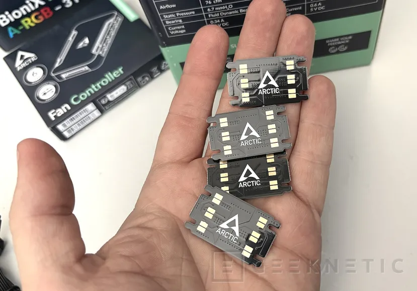 Geeknetic Arctic BioniX P12 A-RGB Review, mismo rendimiento que el P12 Pro con ARGB y montaje sin cables 6