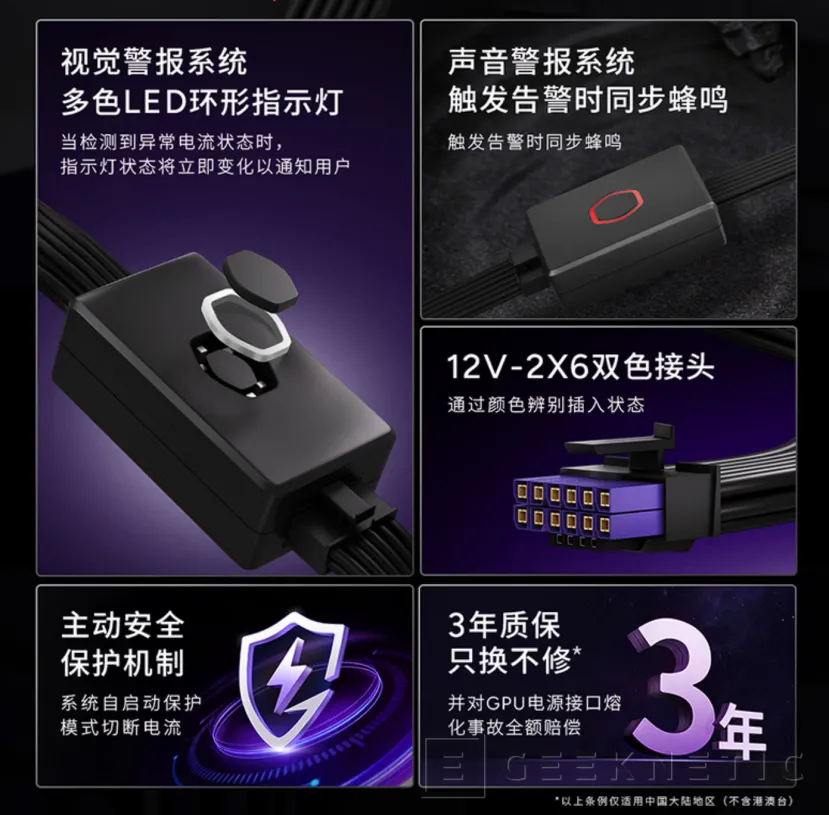 Geeknetic Cooler Master lanza en China un protector con fusible para evitar que se derrita el conector de tu NVIDIA RTX con garantía total de 3 años 1