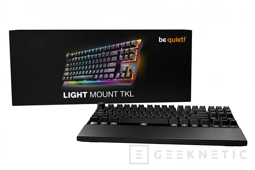 Geeknetic El teclado be quiet! Light Mount TKL y la alfombrilla Mousepad XL estarán disponibles el 25 de agosto por 139,90 y 34,90 euros respectivamente 4
