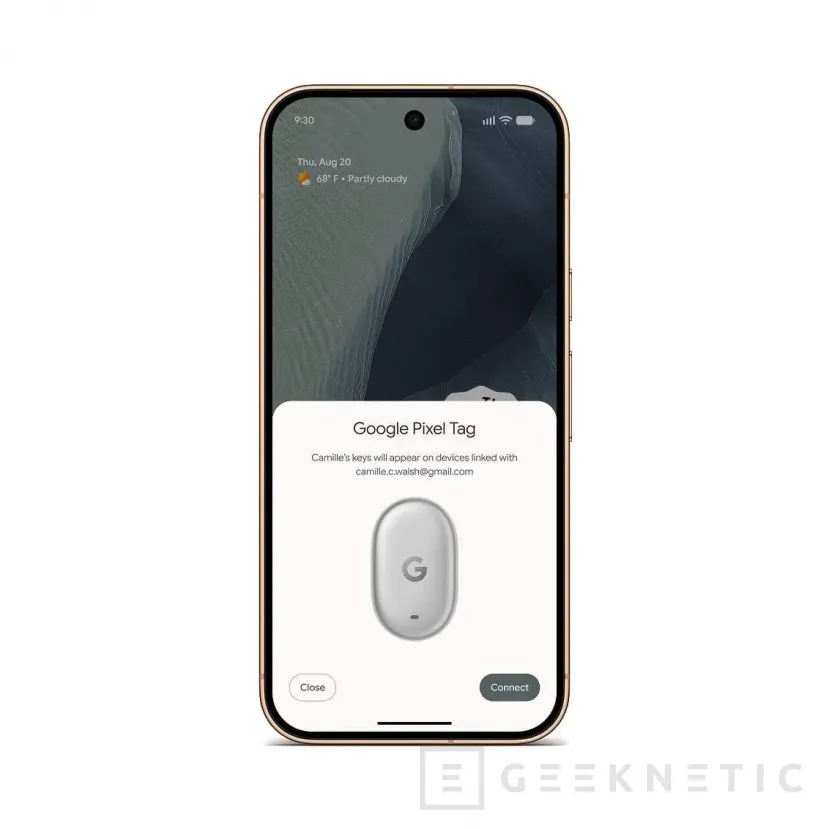 Geeknetic La Google Pixel Tag está fabricada en acero inoxidable y ofrece batería para todo un año 2