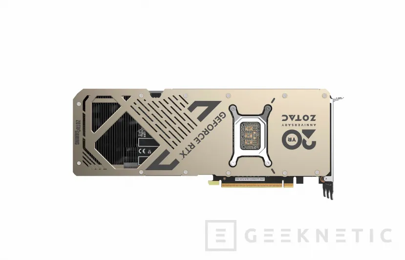 Geeknetic ZOTAC lanza una edición especial de su RTX 5080 SOLID CORE OC por su 20 aniversario con un diseño inspirado en el titanio 3