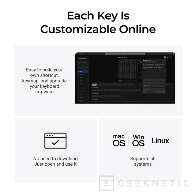 Geeknetic Keychron presenta un macro pad con 100 teclas programables y tasa de sondeo de 8.000 Hz por 64,99 dólares 3