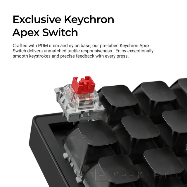Geeknetic Keychron presenta un macro pad con 100 teclas programables y tasa de sondeo de 8.000 Hz por 64,99 dólares 2