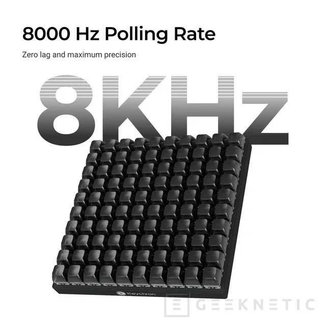 Geeknetic Keychron presenta un macro pad con 100 teclas programables y tasa de sondeo de 8.000 Hz por 64,99 dólares 1