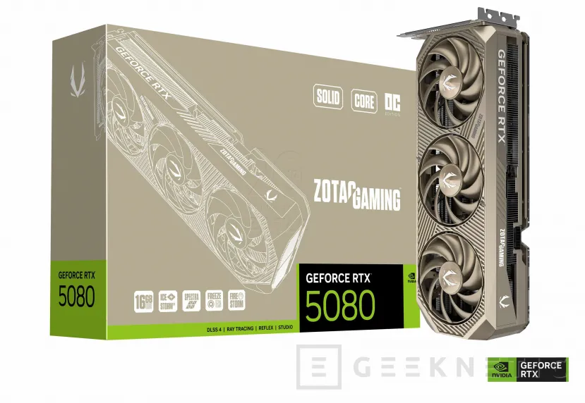 Geeknetic ZOTAC lanza una edición especial de su RTX 5080 SOLID CORE OC por su 20 aniversario con un diseño inspirado en el titanio 1