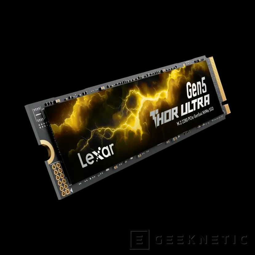 Geeknetic Lexar presenta sus SSD PCIe 5.0 Thor Ultra con hasta 11 GB/s de lectura y capacidades de hasta 4 TB 3