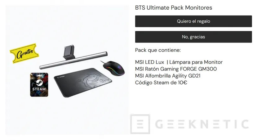 Geeknetic El monitor QD-OLED MSI MPG 491CQPX de 49 pulgadas cae hasta los 764 euros desde la tienda de MSI 2