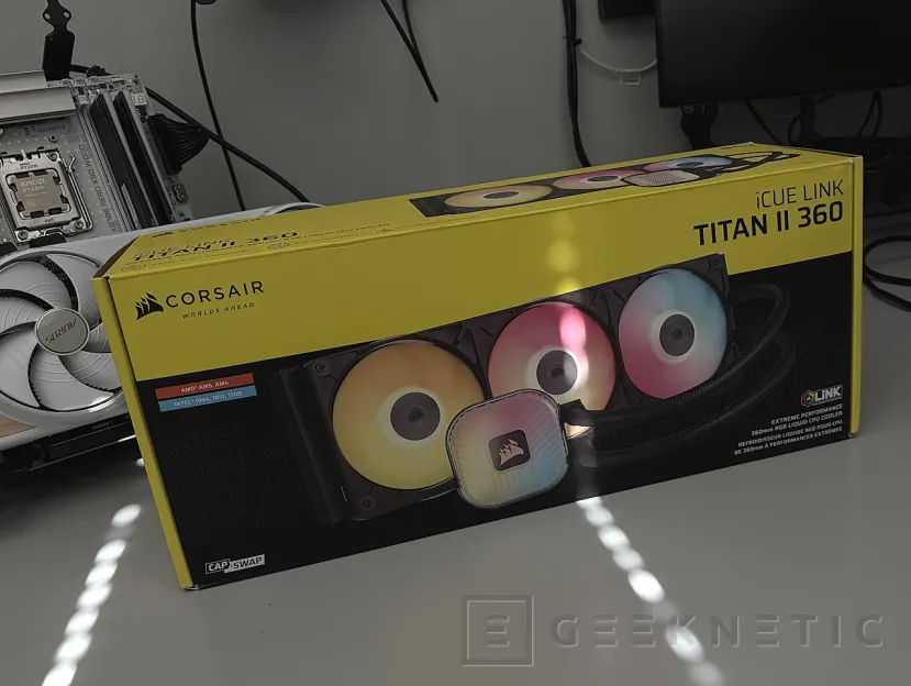 Geeknetic CORSAIR iCUE LINK TITAN II 360 RX RGB Review, la nueva generación TITAN se apoya en iCUE LINK y mejora el rendimiento 1