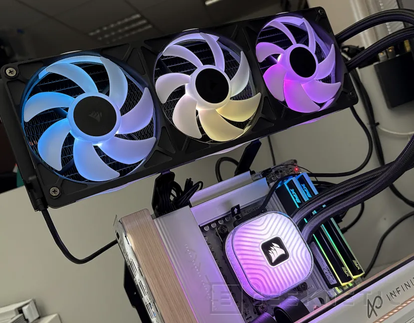 Geeknetic CORSAIR iCUE LINK TITAN II 360 RX RGB Review, la nueva generación TITAN se apoya en iCUE LINK y mejora el rendimiento 18