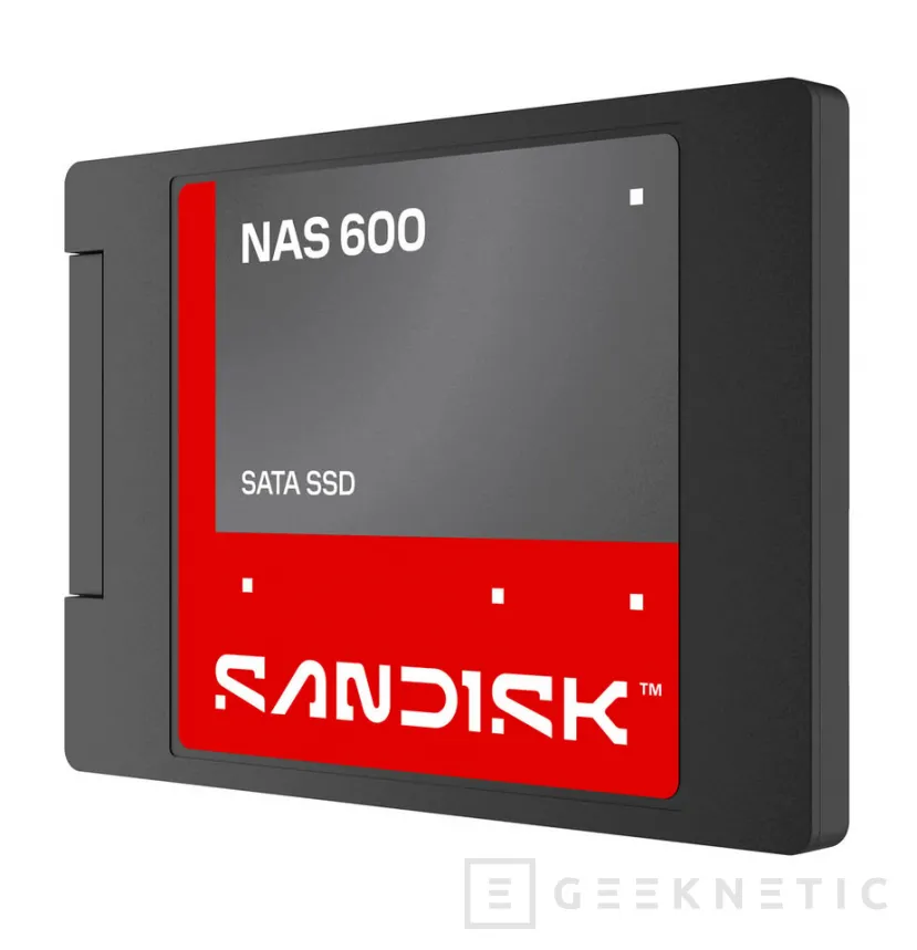 Geeknetic Sandisk lanza SSD específicos para NAS: hasta 2.500 TBW en SATA y 14.900 MB/s en NVMe 1