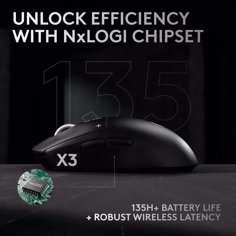 Geeknetic Filtrado el nuevo Logitech G Pro X3 Superstrike: 61 gramos, batería reemplazable y sensor Hero 2 de 48.000 DPI 3