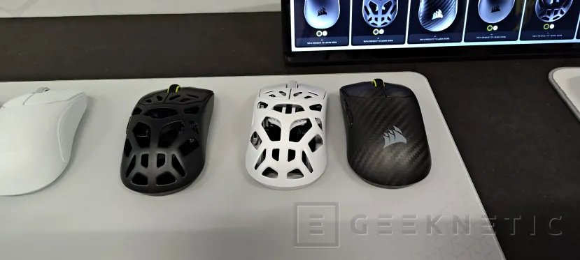 Geeknetic Corsair muestra los SABRE V3 PRO en Gamescom con sensor MARKSMAN X de 42.000 DPI 3
