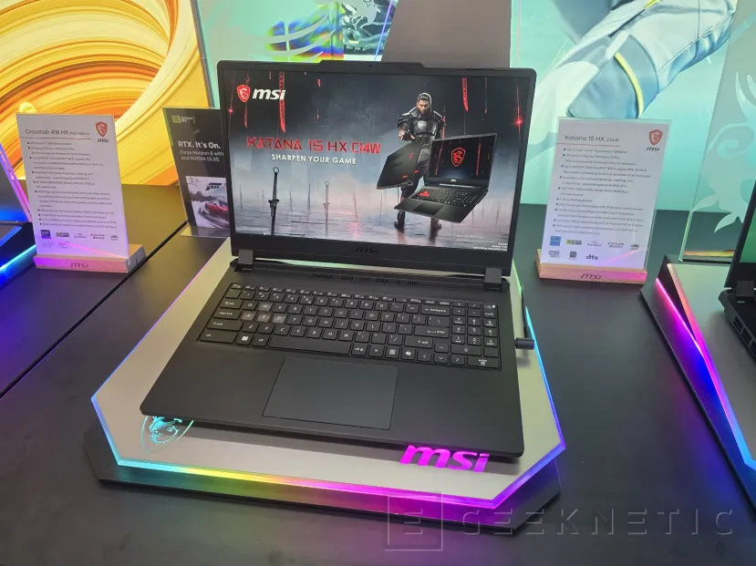 Geeknetic MSI lanza el Katana 15 HX C14 con una RTX 5070 en un chasis de 2,1 kg 3