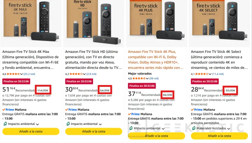 Geeknetic Amazon sube el precio de sus Kindle, Fire TV y Echo con incrementos de hasta el 50 % 1