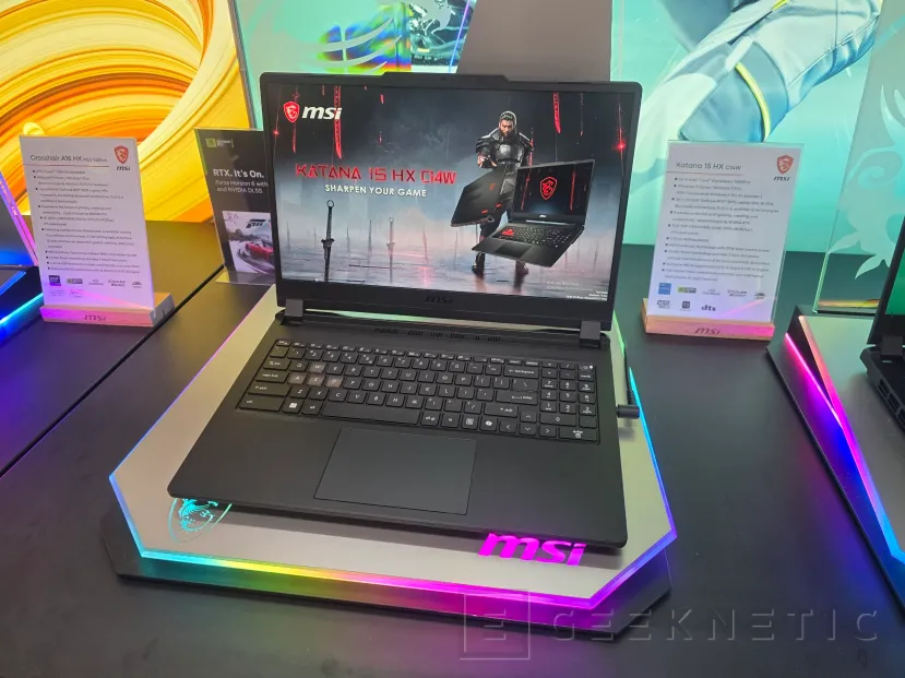 Geeknetic MSI lanza el Katana 15 HX C14 con una RTX 5070 en un chasis de 2,1 kg 1
