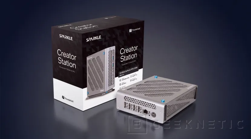 Geeknetic SPARKLE pone a la venta una eGPU Thunderbolt 5 con RTX 3060 de 12 GB y carga de 85 W 1