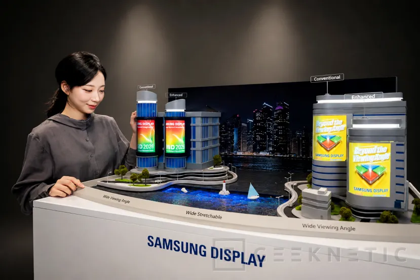 Geeknetic La tecnología Wide View de Samsung mejora el brillo del panel plegable alrededor del pliegue 1