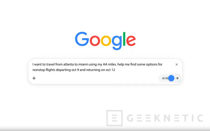 Geeknetic Google integra vuelos y hoteles en su búsqueda con IA para facilitar los viajes y ayudarte con las reservas y billetes 2