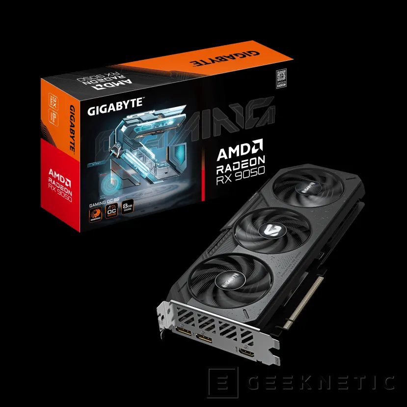 Geeknetic GIGABYTE presenta su Radeon RX 9050 Gaming OC con unas increibles velocidades de reloj 1
