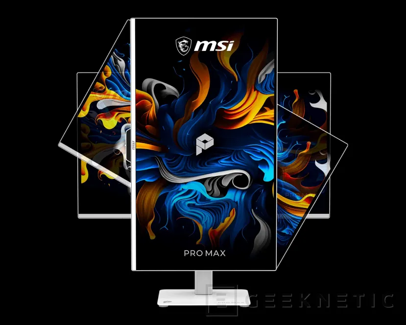 Geeknetic MSI lanza el monitor PRO MAX OLED 271UPJW12, el primer monitor de 27 pulgadas, 4k y 120 Hz con tecnología OLED IJP 4