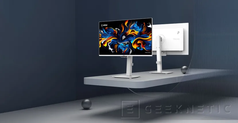 Geeknetic MSI lanza el monitor PRO MAX OLED 271UPJW12, el primer monitor de 27 pulgadas, 4k y 120 Hz con tecnología OLED IJP 1