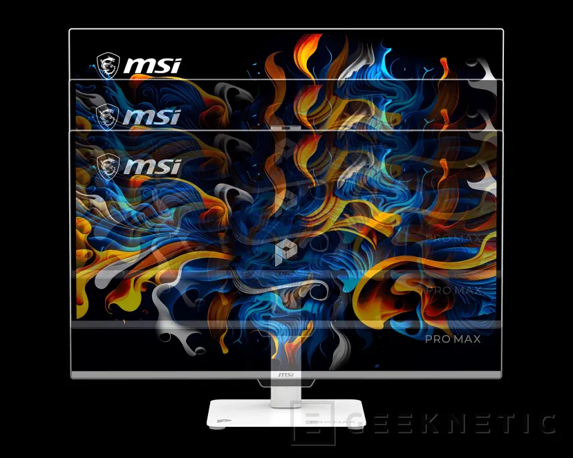 Geeknetic MSI lanza el monitor PRO MAX OLED 271UPJW12, el primer monitor de 27 pulgadas, 4k y 120 Hz con tecnología OLED IJP 5
