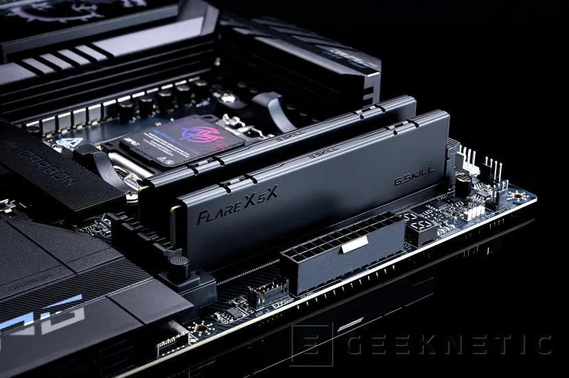 Geeknetic G.Skill presenta sus nuevas memorias DDR5 AMD EXPO-ULL Flare X5X con 6.000 MT/s y latencia CL36 3