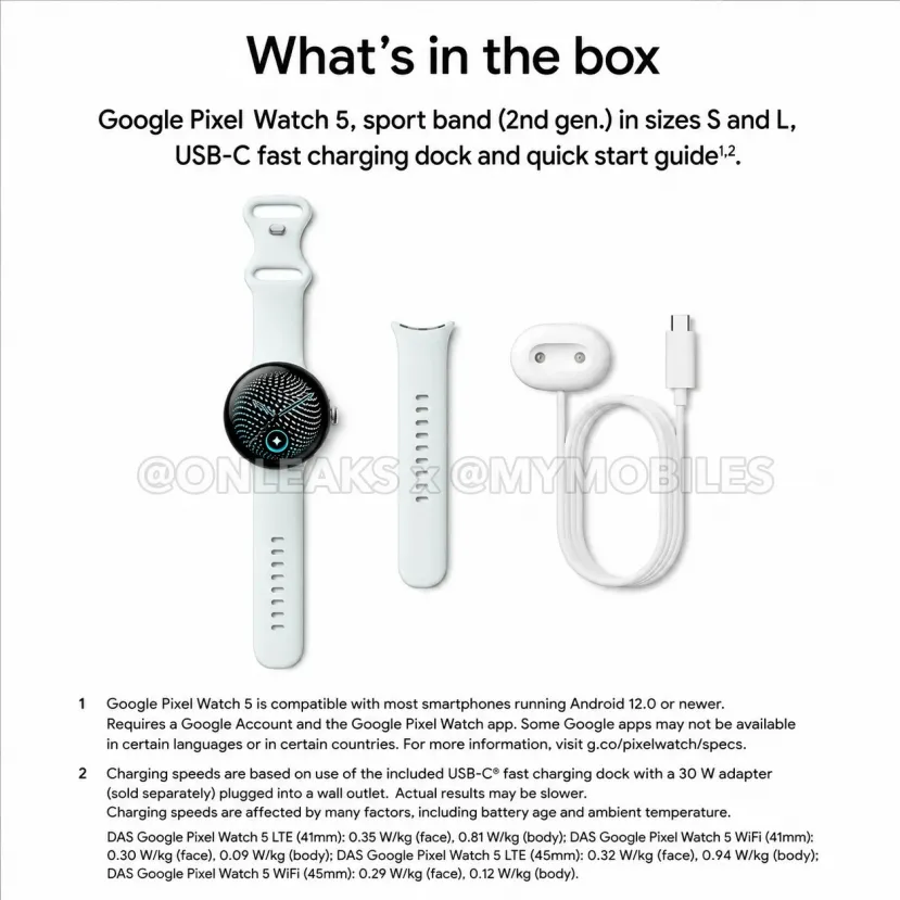 Geeknetic Filtrado el Pixel Watch 5 al completo: Características y precios para el nuevo reloj de Google 4
