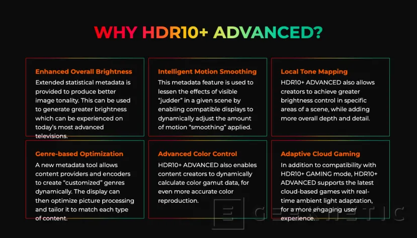 Geeknetic Samsung se convierte en la primera marca en lanzar televisores con HDR10+ ADVANCED 1