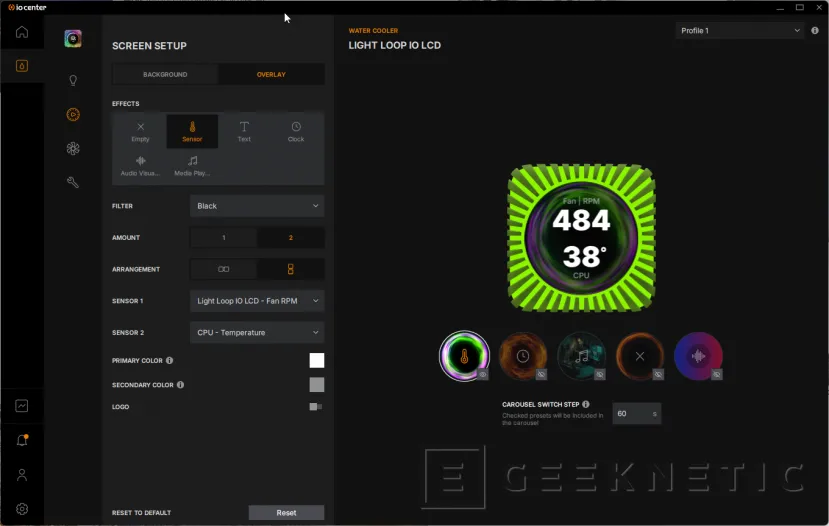 Geeknetic Be quiet! Light Loop IO LCD 360mm Review, magnífica gestión centralizada con una espectacular pantalla circular  19