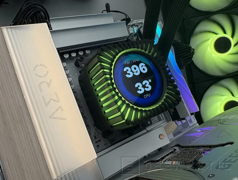 Geeknetic Be quiet! Light Loop IO LCD 360mm Review, magnífica gestión centralizada con una espectacular pantalla circular  20