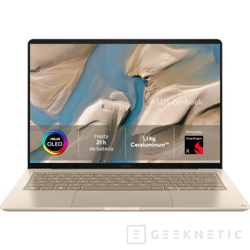 Geeknetic El ASUS Zenbook 14 llega a España con opciones de pantalla OLED 3K a 120 Hz y procesadores AMD, Intel o Snapdragon 1