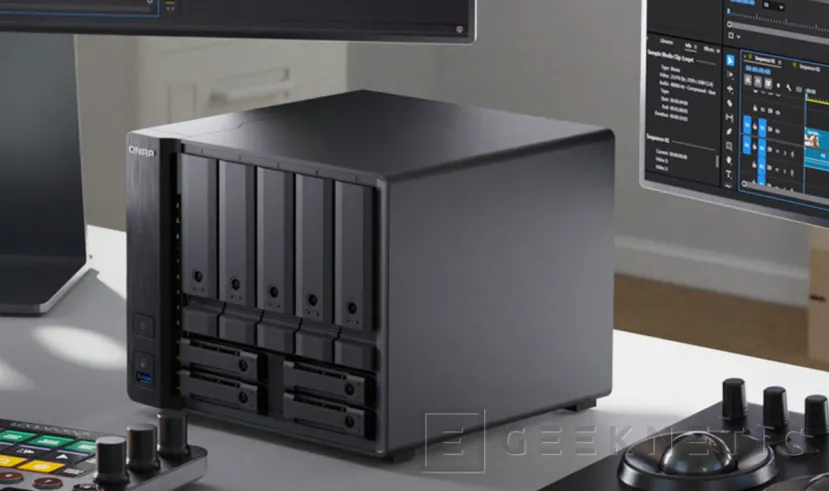 Geeknetic QNAP TS-h966TX: un NAS de 9 bahías con doble Thunderbolt 4, red 10GbE y procesador Intel Core i3 1