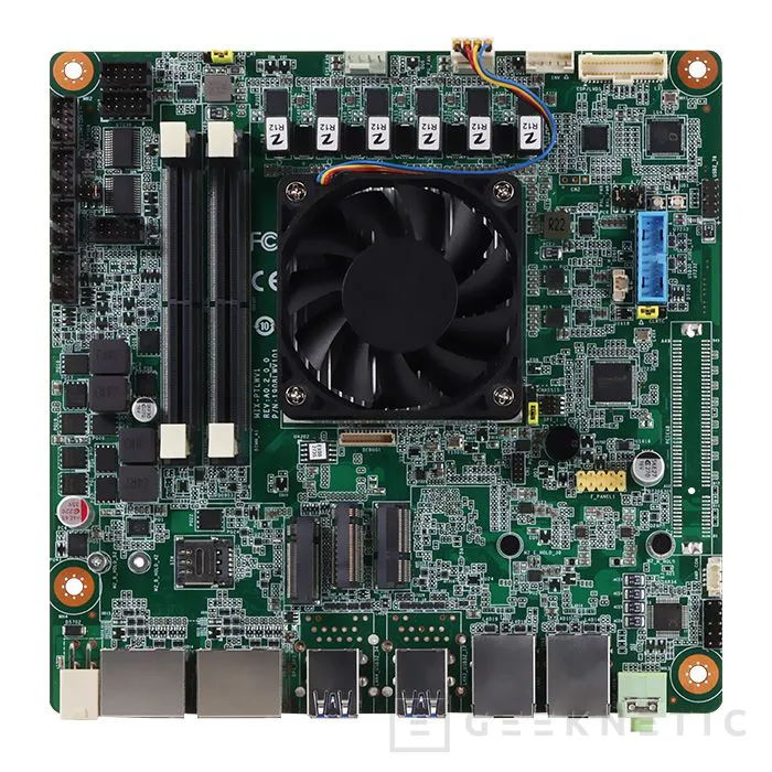 Geeknetic AAEON MIX-PTLWV1 es una placa Mini-ITX con Intel Panther Lake, hasta 128 GB de DDR5 y opción de doble RJ45 de 10 GbE 2