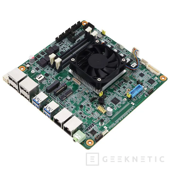 Geeknetic AAEON MIX-PTLWV1 es una placa Mini-ITX con Intel Panther Lake, hasta 128 GB de DDR5 y opción de doble RJ45 de 10 GbE 1