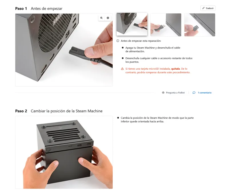 Geeknetic iFixit ha publicado 18 guias para desmontar y reparar tu Steam Machine en casa 3