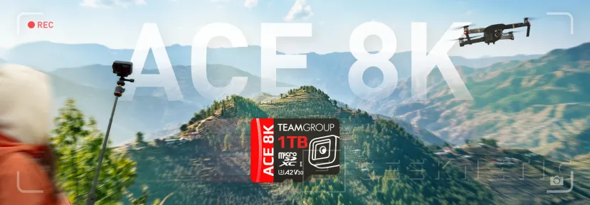 Geeknetic La nueva microSDXC ACE 8K de Team Group llega con hasta 1 TB de capacidad, 160 MB/s de lectura y garantía de por vida 1