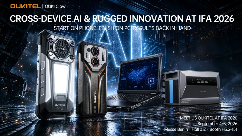 Geeknetic OUKITEL lleva a IFA 2026 una IA que convierte fotos del móvil en informes generados desde un PC 1