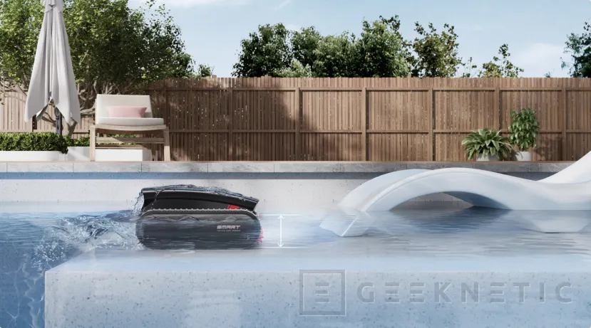 Geeknetic RockAqua P1, el nuevo robot de piscina de Roborock que limpia fondo, paredes y hasta la línea del agua 2