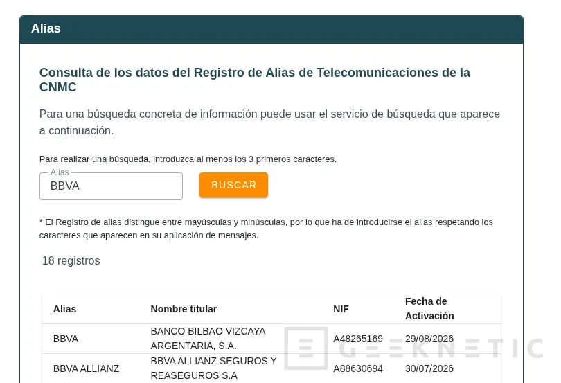 Geeknetic Ahora puedes saber quién está realmente detrás de un SMS, incluso si está firmado con un alias 1