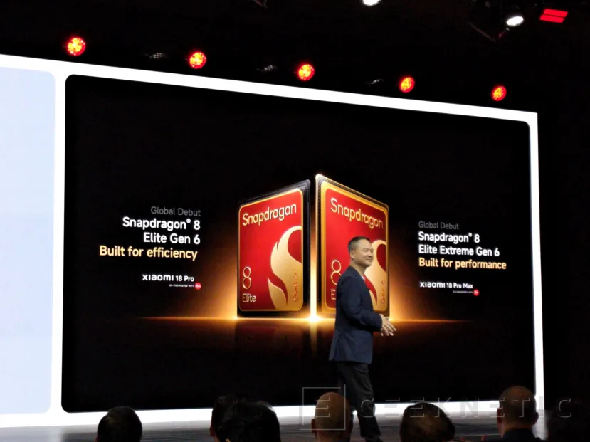 Geeknetic Lei Jun, CEO de Xiaomi, confirma los nuevos Xiaomi 18 Pro y Xiaomi Pro 18 Max con los nuevos Qualcomm Snapdragon 8 Elite Gen 6 y Elite Gen 6 Extreme 1
