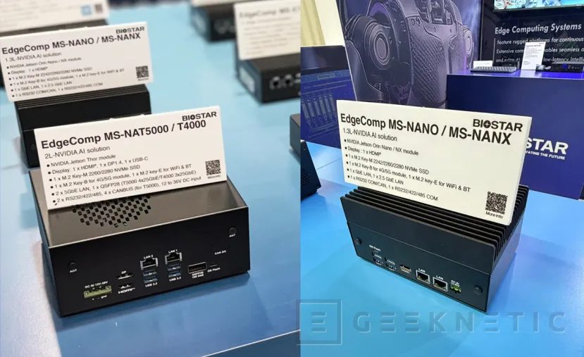 Geeknetic BIOSTAR presenta nuevas placas base y sistemas Edge para entornos industriales con soluciones de Intel y NVIDIA 5