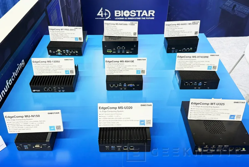 Geeknetic BIOSTAR presenta nuevas placas base y sistemas Edge para entornos industriales con soluciones de Intel y NVIDIA 3