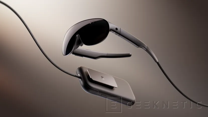Geeknetic Meta presenta las VR Glasses, con solo 100 gramos y aspecto de gafas de sol incluyen pantallas micro-OLED a 120 Hz 3