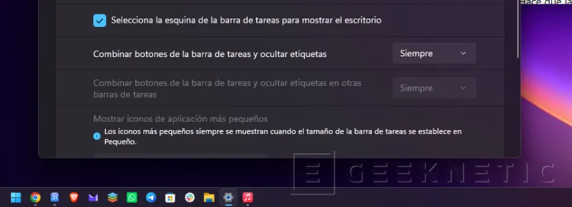 Geeknetic Ya puedes mover la barra de tareas de Windows 11 donde quieras: así puedes personalizarla paso a paso 3