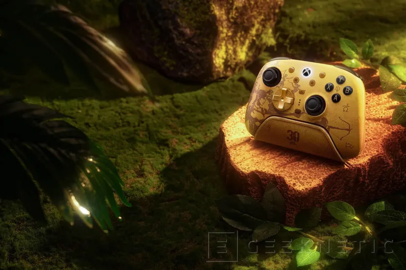 Geeknetic Atención, fans de Lara Croft: 8BitDo homenajea los 30 años de Tomb Raider con dos nuevos mandos dotados de joysticks TMR 2