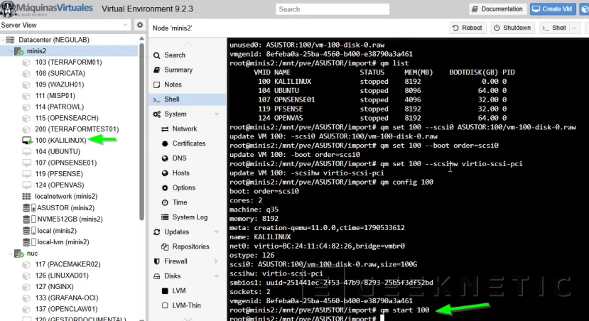 Geeknetic Cómo importar un VMDK de VMware en Proxmox VE 20