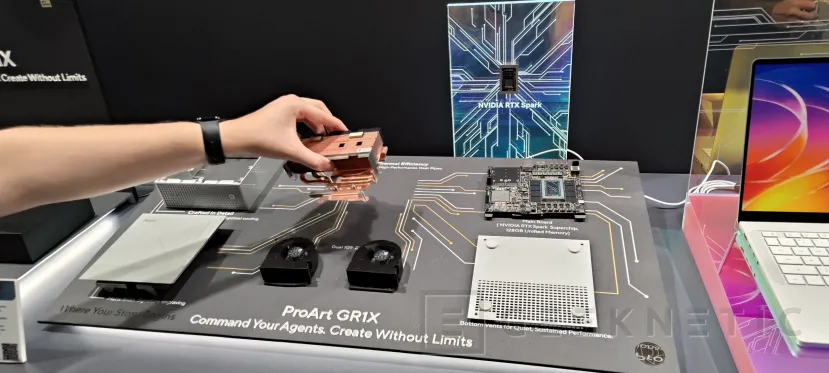 Geeknetic Así es el ASUS ProArt GR1X, un mini PC con chip NVIDIA RTX Spark N1X, 128 GB de memoria y TDP de 140 W 3