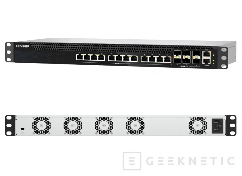Geeknetic QNAP presenta dos switches con 12 puertos 10 GbE y seis conexiones 25 GbE 2